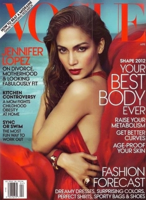 Дженнифер Лопес на обложке Vogue‘s Shape Issue апрель 2012