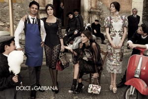 «Dolce & Gabbana Fall 2012» новая рекламная кампания 