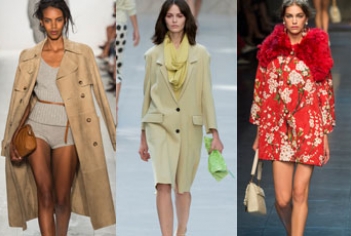 Модные пальто весна-лето 2014