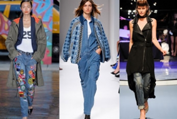 Модные джинсы и деним весна-лето 2014