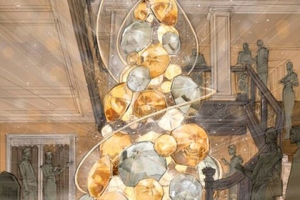 Рождественская елка от Burberry из ... зонтов!