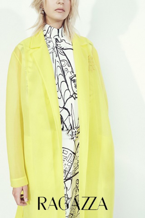 модное желтое пальто Emilio Pucci, весна 2016