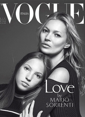 Кейт Мосс с дочерью — на обложке Italia Vogue